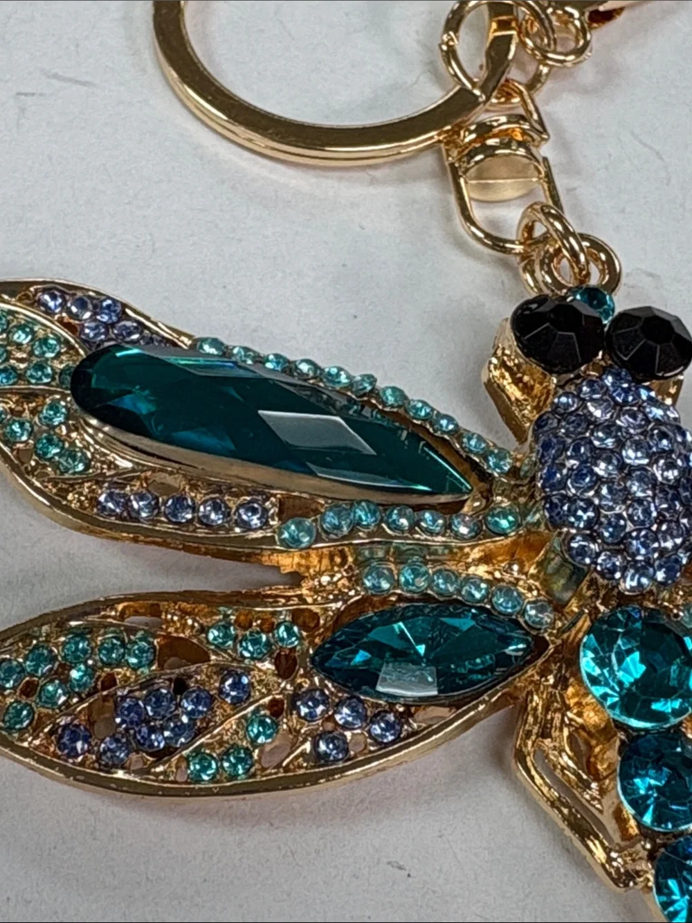 Dragonfly bag charm/keychain large